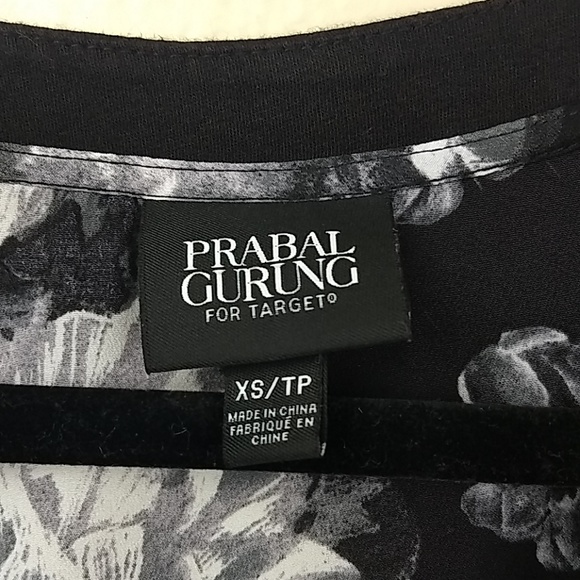 Prabal Gurung Floral Round Neck Top Size XS - Picture 3 of 7